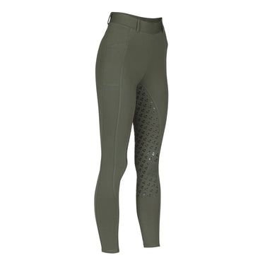 Shires Deep Green Aubrion Albany Riding Tights