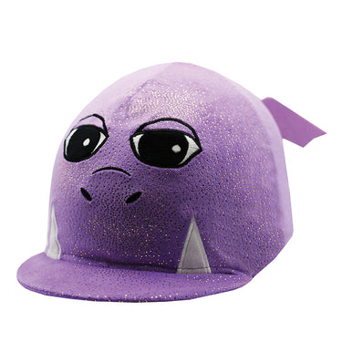 Equetech Purple Children's Childs Drake Dragon Hat Silk