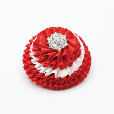 Equetech Red Children's Childs Carnation Rosette Button Hole