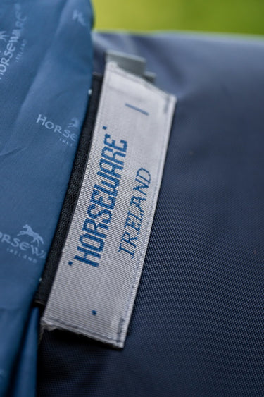 Horseware Ireland Rambo 1680D Plus Turnout Rug 0G Navy / Thunderstorm Grey & Silver