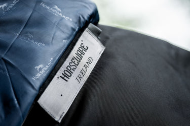Horseware Ireland Rambo 1680D Plus Turnout Rug 0G Black / Thunderstorm Grey & Silver