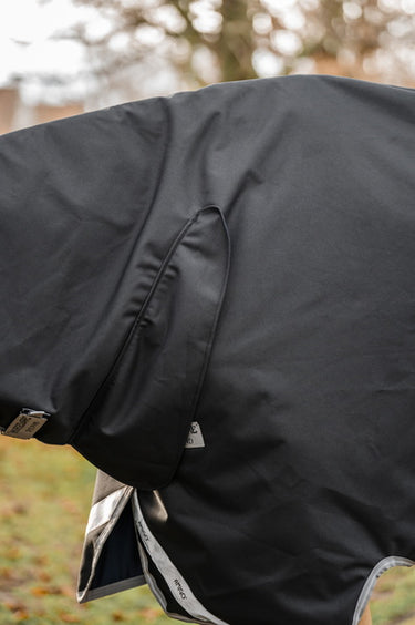Horseware Ireland Amigo 1200D Integrated Turnout Rug 150G Black / Titanium Grey & Silver