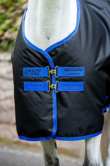 Horseware Ireland Amigo Ripstop 900D Pony Turnout Rug 100G Black / Classic Blue