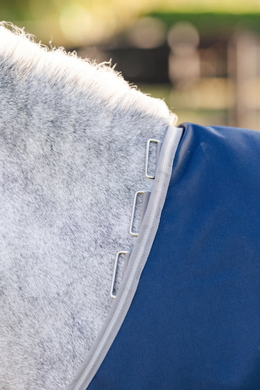 Horseware Ireland Amigo 1200D Pony Turnout Rug 250G Navy / Titanium Grey & Silver