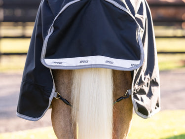 Horseware Ireland Amigo 1200D Pony Turnout Rug 0G Black / Titanium Grey & Silver