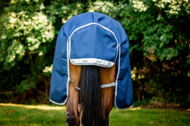 Horseware Ireland Amigo 1200D Wug Turnout Rug 0G Navy / Titanium Grey & Silver