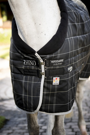 Horseware Ireland Rhino Stable Rug 250G Vl Blk / Grey / White Chk & Grey