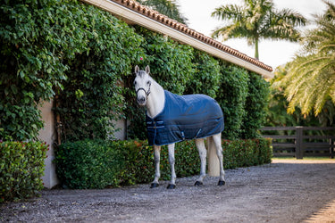 Horseware Ireland Amigo Ripstop Insulator Stable Rug 200G Navy / Titanium Grey