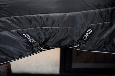 Horseware Ireland Amigo Ripstop Insulator Stable Rug 200G Black / Black & Silver