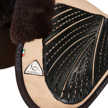 Buy Acavallo Close Contact Gel & Memory Foam 1/2 Pad With Sheepskin  | Online for Equine