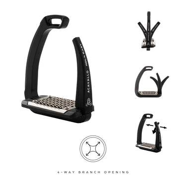 Buy Acavallo Rel-X Easy Stirrup With Silicon Arm  | Online for Equine