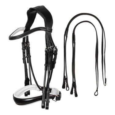 Buy Acavallo Gioconda Rolled Leather Double Reins Bridle  | Online for Equine
