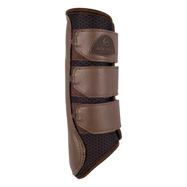 Buy Acavallo Brown Hind Brushing Horse Boots Neoprene Perforated With Triple Velcro  | Online for Equine
