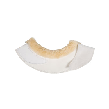 Buy Acavallo White Bell Boots W/Synthetic Fur In Pu Leather W/Velcro Fastening  | Online for Equine