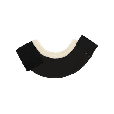 Buy Acavallo Eco-Leather Black Bell Boots With Velcro Fastening  | Online for Equine