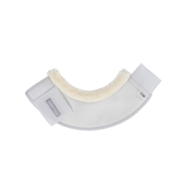 Buy Acavallo Eco-Leather White Bell Boots With Velcro Fastening  | Online for Equine