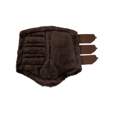 Buy Acavallo Brown Hind Brushing Horse Boots With Synthetic Fur With Triple Velcro  | Online for Equine