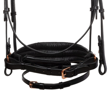 Buy Acavallo Ninfea Straight Noseband Rosegold Fittings Anatomic Leather Bridle  | Online for Equine