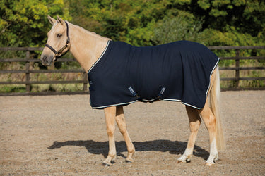 Buy Horseware Ireland Rambo Navy Techni-Waffle Cooler Rug| Online for Equine
