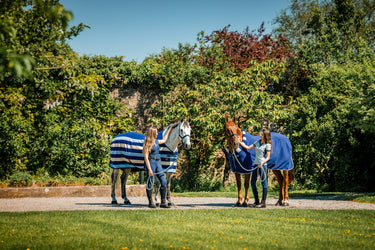 Horseware Ireland Newmarket Fleece Cooler Witney Navy