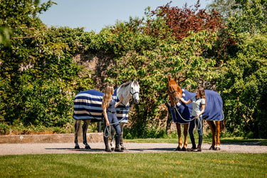 Horseware Ireland Newmarket Fleece Cooler Witney Navy