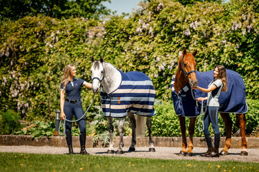 Horseware Ireland Newmarket Fleece Cooler Witney Navy