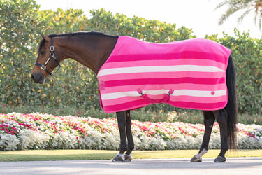 Horseware Ireland Newmarket Fleece Cooler Witney Pink