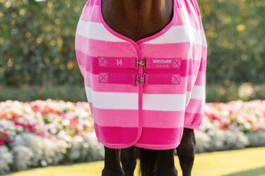 Horseware Ireland Newmarket Fleece Cooler Witney Pink