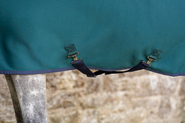 Horseware Ireland Amigo Jersey Pony Cooler Dynasty Green / Navy & Silver