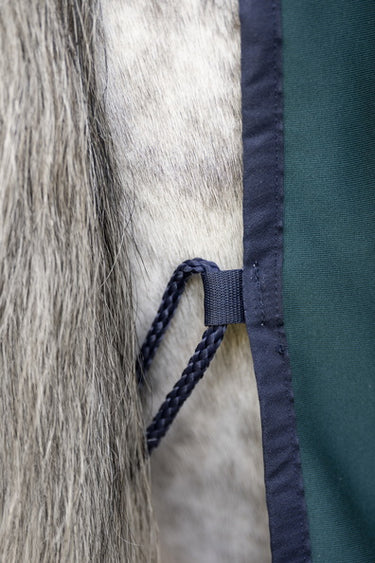 Horseware Ireland Amigo Jersey Cooler Dynasty Green / Navy & Silver