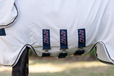 Horseware Ireland Amigo Ripstop Petite Hoody Silver/ Lime/ Pink