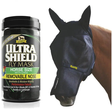 Absorbine Ultrashield Full Face Fly Mask With Removable Nose| Online For Equine