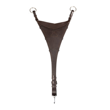 Acavallo Adjustable Leather Bib Martingale Attachment- Dark Brown| Online For Equine