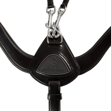 Buy Acavallo Anatomical Leather 5 Point Attachment Breastplate  | Online for Equine
