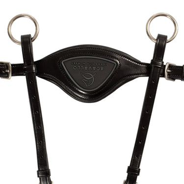 Buy Acavallo Anatomical Leather 5 Point Attachment Breastplate  | Online for Equine