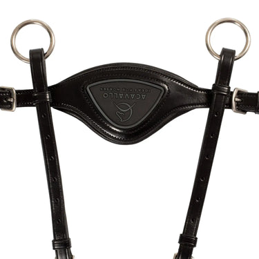 Buy Acavallo Anatomical Leather 5 Point Attachment Breastplate  | Online for Equine