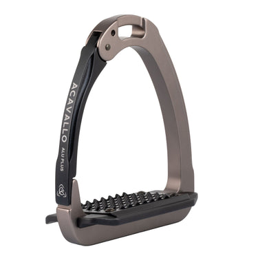 Acavallo Arena Aluplus 2.0 Stirrups- Titanium/ Black| Online For Equine