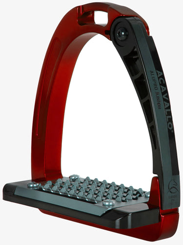 Acavallo Arena Alupro Junior Stirrups Red (Footbed 10.5cm)| Online For Equine