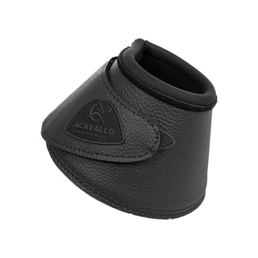 Buy Acavallo Bell Boots In PU Leather With Velcro Fastening  | Online for Equine