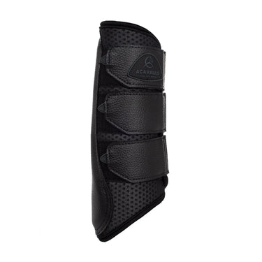 Buy Acavallo Black Hind Brushing Horse Boots Neoprene Perforated With Triple Velcro  | Online for Equine