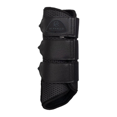 Buy Acavallo Black Hind Brushing Horse Boots Neoprene Perforated With Triple Velcro  | Online for Equine