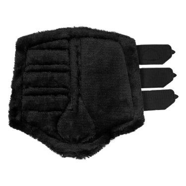 Buy Acavallo Black Hind Brushing Horse Boots With Synthetic Fur With Triple Velcro  | Online for Equine