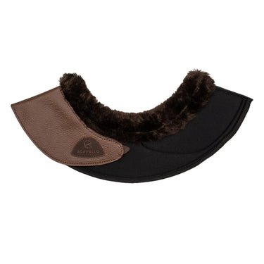 Buy Acavallo Brown Bell Boots W/Synthetic Fur In Pu Leather W/Velcro Fastening  | Online for Equine