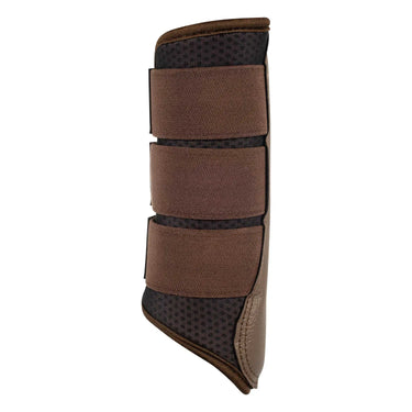 Buy Acavallo Brown Hind Brushing Horse Boots Neoprene Perforated With Triple Velcro  | Online for Equine
