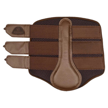 Buy Acavallo Brown Hind Brushing Horse Boots Neoprene Perforated With Triple Velcro  | Online for Equine