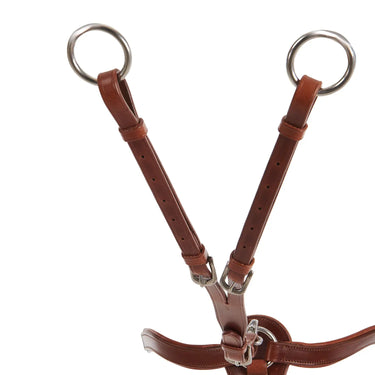 Buy Acavallo Calfskin Leather 5 Point Attachment Breastplate  | Online for Equine