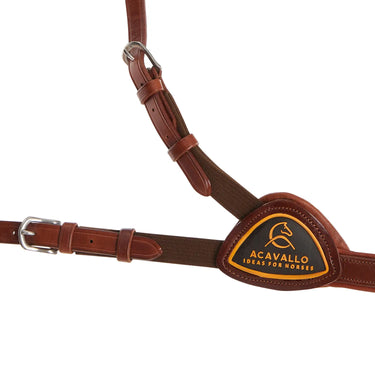 Buy Acavallo Calfskin Leather 5 Point Attachment Breastplate  | Online for Equine