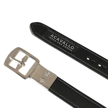 Buy Acavallo Calfskin Stirrup Leathers With Incapsulated Shaped Buckle 160cm  | Online for Equine