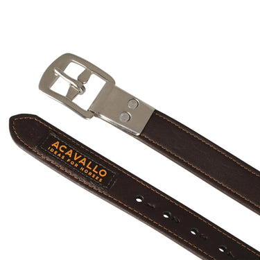 Buy Acavallo Calfskin Stirrup Leathers With Incapsulated Shaped Buckle 160cm  | Online for Equine