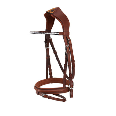 Buy Acavallo Cupido Leather Bridle Cognac  | Online for Equine